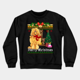 Ugly Christmas Sweater POODLES Crewneck Sweatshirt